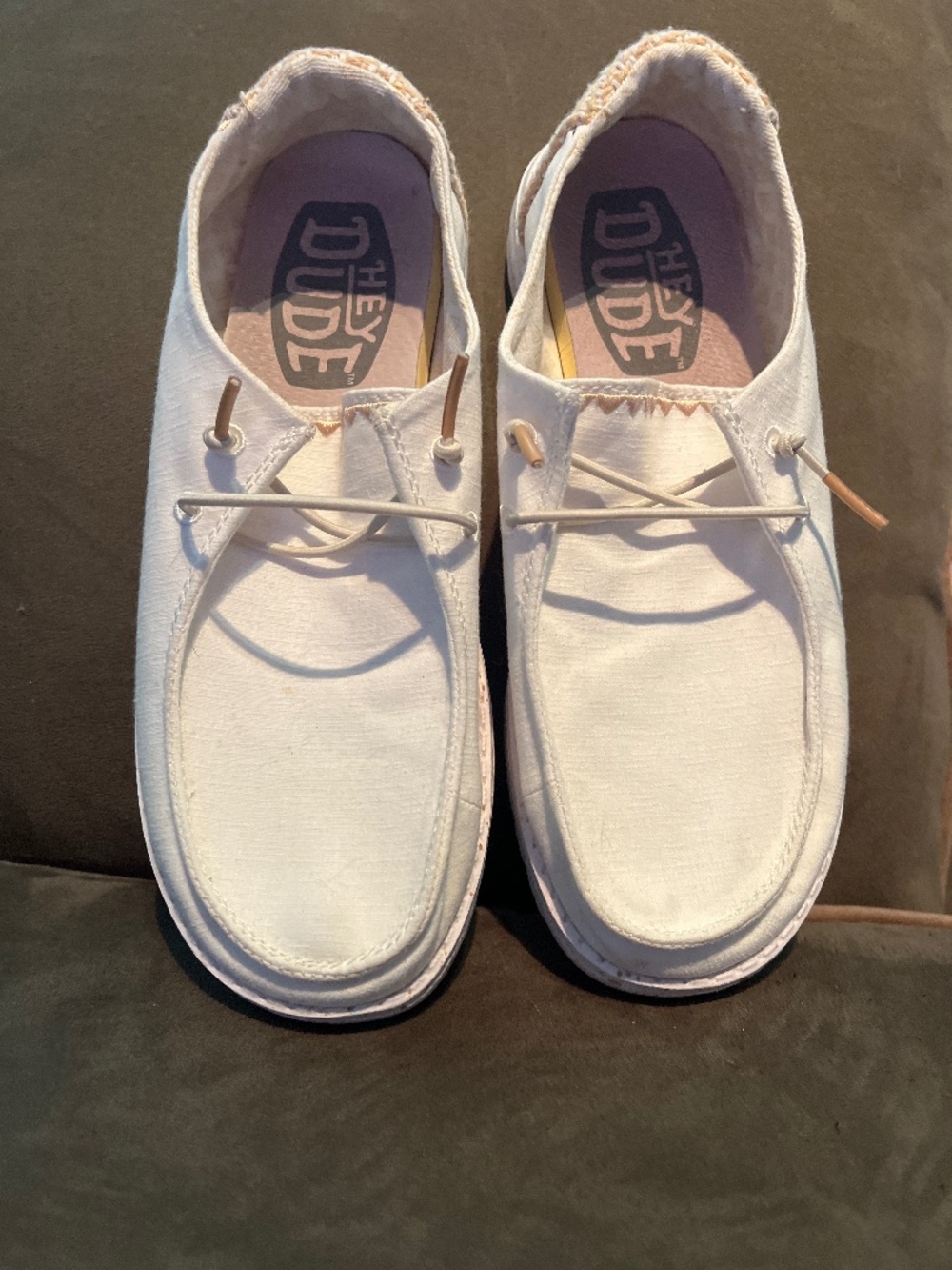 Hey Dude Wendy Chambray woven loafer